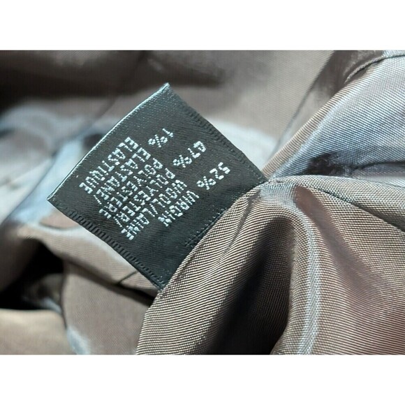 Lafayette 148 Blazer Size 2 Wool Plaid Houndstooth Academia - Picture 6 of 8